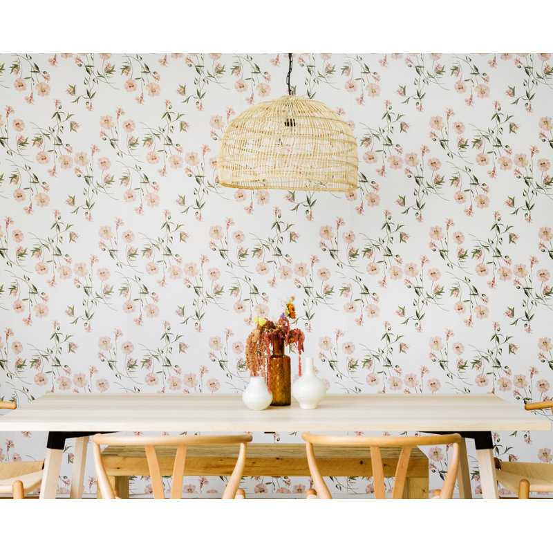 Floral Wallpaper, Pre-Pasted