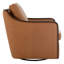 Fauteuil d'appoint pivotant en cuir Grayton-108739216