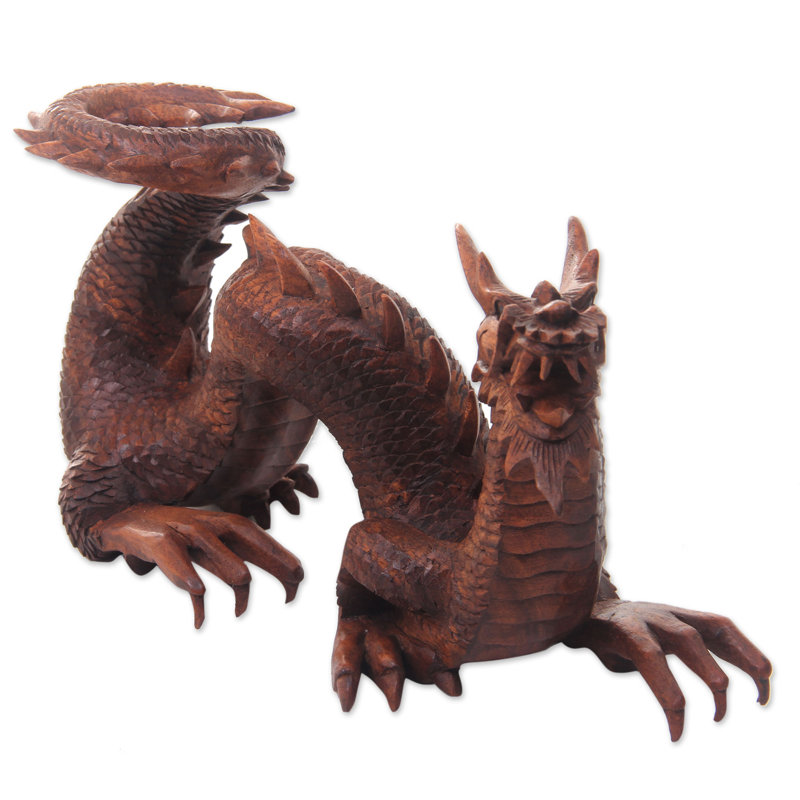 Figurine de dragon balinais artisanale Emsley