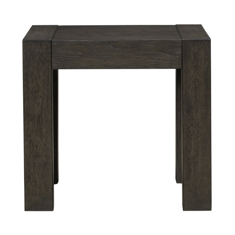  Trenea Square End Table w/ Block Legs