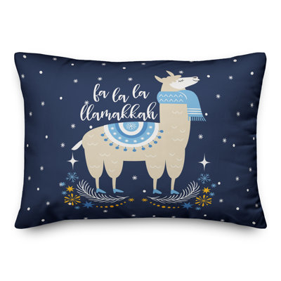  La La Llamakkah Lumbar Pillow