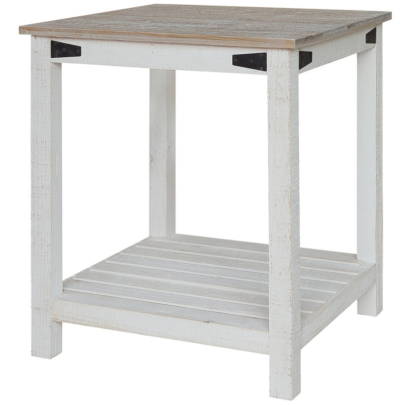 Poynor Solid Wood End Table