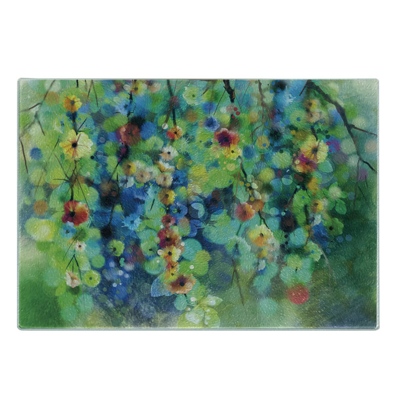 Planche à découper en verre trempé Ambesonne