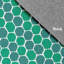 Tapis vert en chenille tissé à la machine-90726083