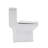 Ceramic One Piece Toilet For Bathroom, 12-Inch Rough-In, 1.1/1.6 GPF, Dual Flush With Soft Clsoing Seat, Powerful Dual Flush MAP 800G