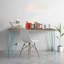 Étagère de bureau extensible avec étagère de rangement de bureau et de rangement pour fournitures de bureau, cuisine et salle de bain (brun, 13,2 po à 24,4 po)