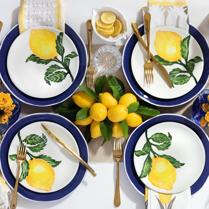 Limoni Handmade Terra Bianca Salad/Dessert Plate