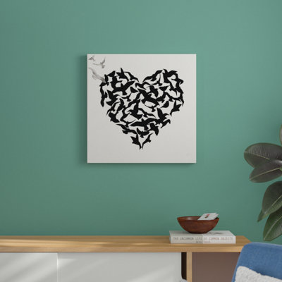 «Hearts in Flight IV», impression sur toile