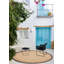 Round Mingus Geometric Hand Woven Area Rug-166287260