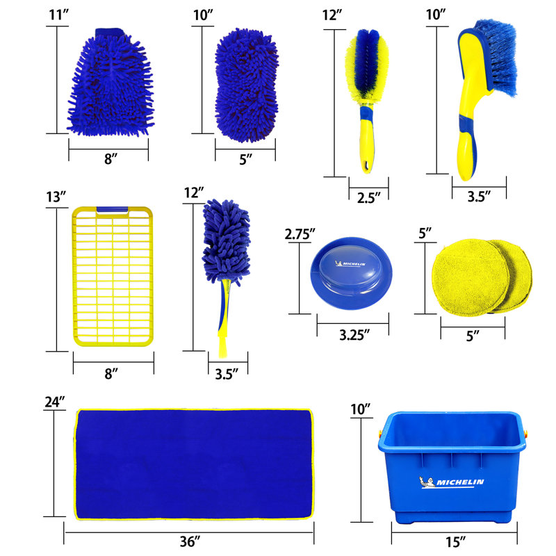 Michelin Ultimate 11-Piece Car Wash Kit For Car SUV Truck