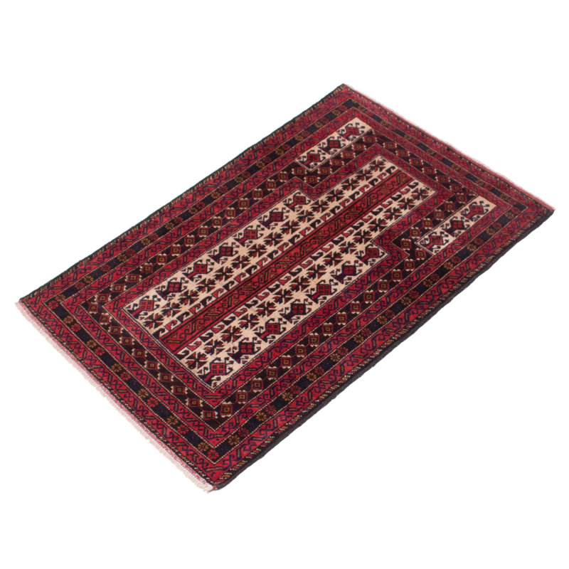 Tapis rouge Dequita 2 pi 10 po x 4 pi 6 po