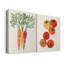 Organic Veg III - Toile tendue avec châssis de qualité supérieure - Prêt à accrocher-139667518