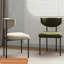 Ensemble de 2 chaises d'appoint Modern Beige
