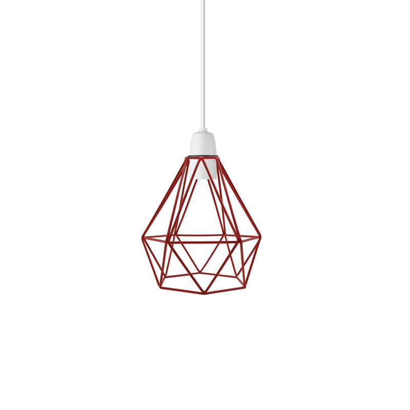 Andromedae - Light LED Geometric Pendant, Red