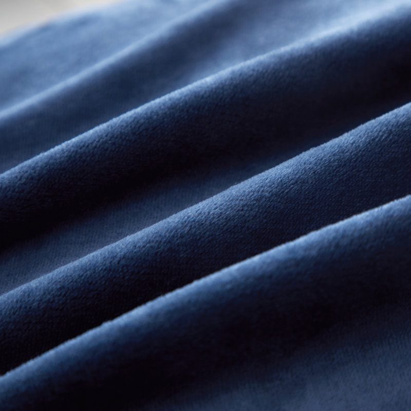 Oversized Navy Blue Fleece Full Blanket