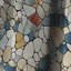 Pebble Mosaic Tropical Motif II - Rideau floral - Rideau occultant floral - 1 panneau-107550033