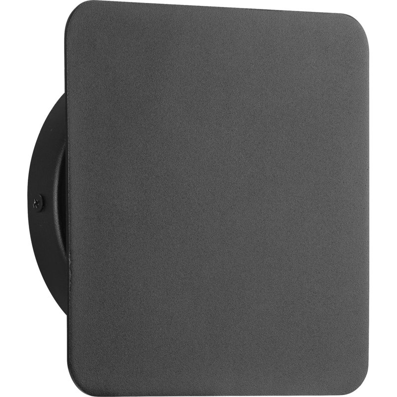 Faried LED Flush Mounted Sconce, Textured Black