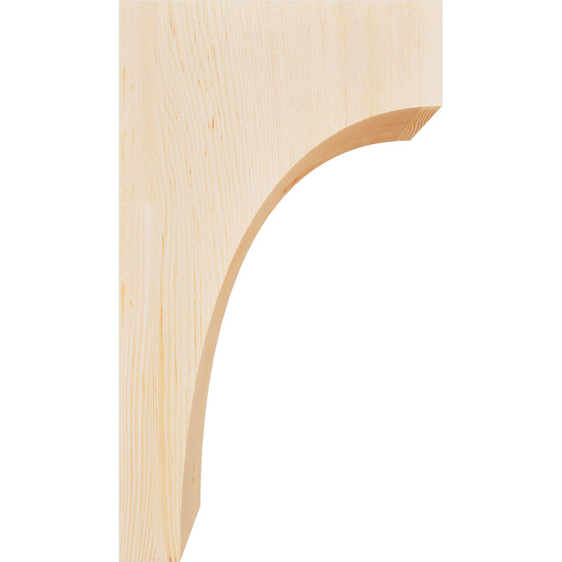 Huntington Corbel, H 20 po x l 5,5 po x P 12 po, Sapin de Douglas, Lisse