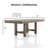 Haike Extendable Dining Table