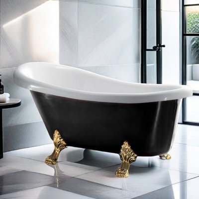 Baignoire en acrylique simple et moderne