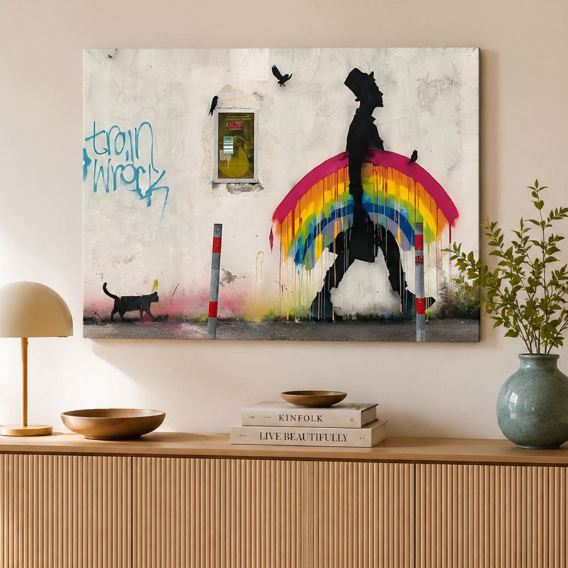 Peinture décorative sur toile