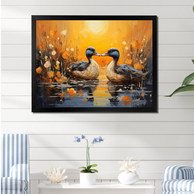 " Playful Pond Ducks "