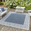 Tapis d'extérieur Ayton de couleur bleu marine-69550898