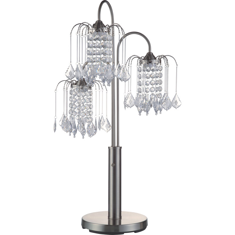 Haden Arched Lamp, Silver