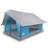 vidaXL Camping Tent 5-Person Blue Waterproof-112670563