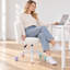Chaise de bureau à domicile avec tissu en laine d'alpaga haut de gamme-1386789264