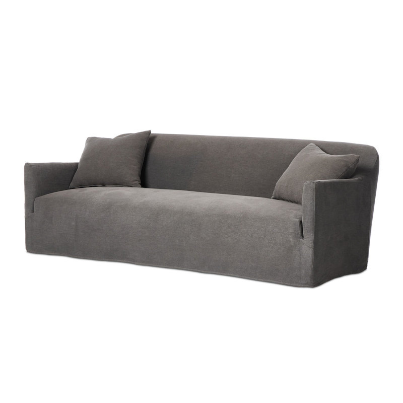 Lowell Slipcover Sofa, Gray