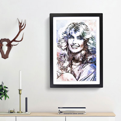 Farrah Fawcett - Picture Frame Painting Print