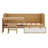 Dancy Twin Size Daybed With Desk And Shelves, Multi-Functional Bed Bed Frame With Lockers And Matching Stool-510125125