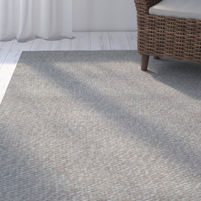 Tapis bleu sarcelle à tissage plat fait à la main