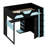Loft Bed With Integrated Desk, Multi-Level Storage Shelves, USB Ports & RGB Lighting-840089115