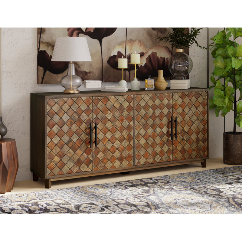 Flenderson 84'' Solid Wood Sideboard