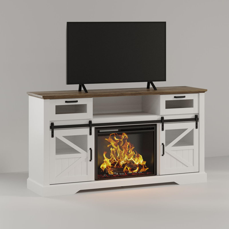 TV Stand For Televisions Up To 65 Inch With Adjustable Led Light