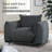 Tranay Accent Chair, Upholstered Single Chair for Home Bedroom Office-845318582