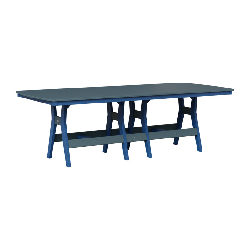 Harbor Outdoor Bar Table, Slate, Pacific Blue