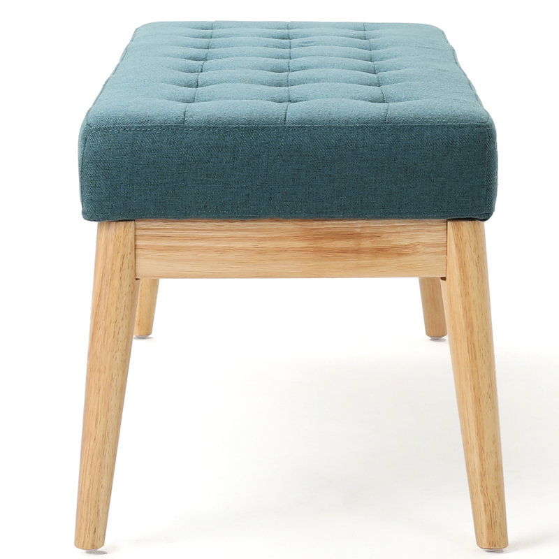 Modern Style Teal With Construction And Blend Upholstery Mid-Century , Soft Fabric Stable Birch Wood Frame