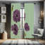 Paire de rideaux à motif floral Ophelia & Co.-857506398-847188441