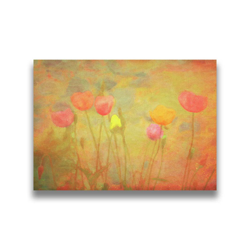 «Dreaming of Spring» par Hal Halli. Impression sur papier - Montée et encadrée, H 34 po x l 44 po