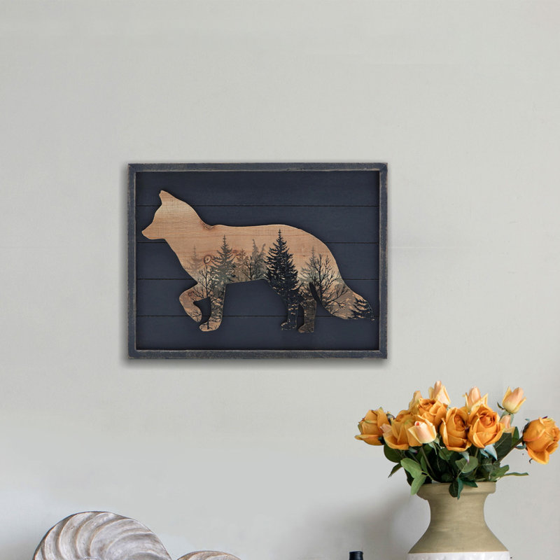Handmade Rustic Wall Decor, 11.81" H x 15.75" W x 0.91" D