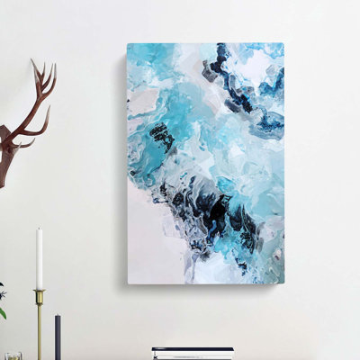 Times Of Mine In Abstract - Wrapped Canvas Print