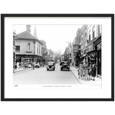 Salisbury, High Street C1950 - Single Picture Frame Print