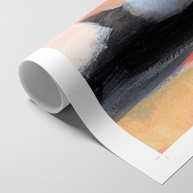 Aérien Écarlate II - Impression sur toile seulement - NON-CADRE