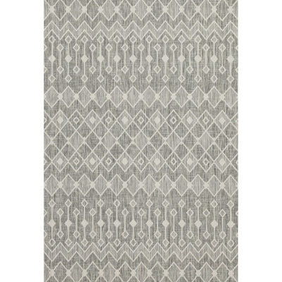 Elegant Silver Sunshine Rug - 5ft 3in X 7ft 3in. For Indoor And Outdoor. Stain . Polypropylene . & Pet . Made In Turkey. Easily Maintained Modern Area Silver. Polypropylene. Cleaned