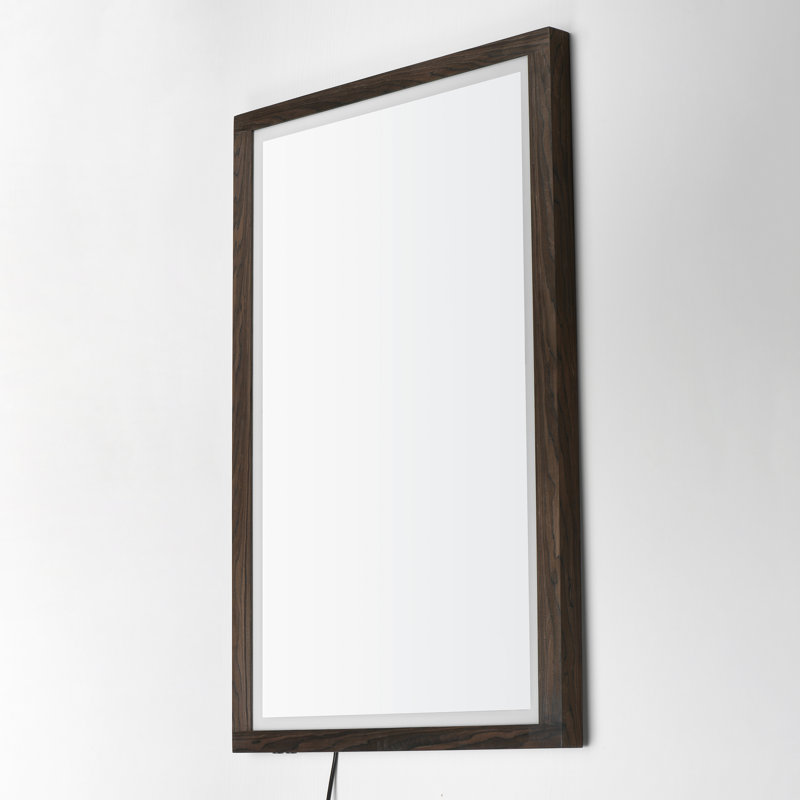 Miroir Sawyer, 32 po x 48 po, Brun