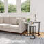 Ensemble de 3 tables gigognes, tables d'appoint rondes en faux marbre pour salon, chambre à coucher ou bureau personnel, ensemble de tables de bout modernes