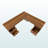 Barnstorm Corner L Shape Modern Computer Desk